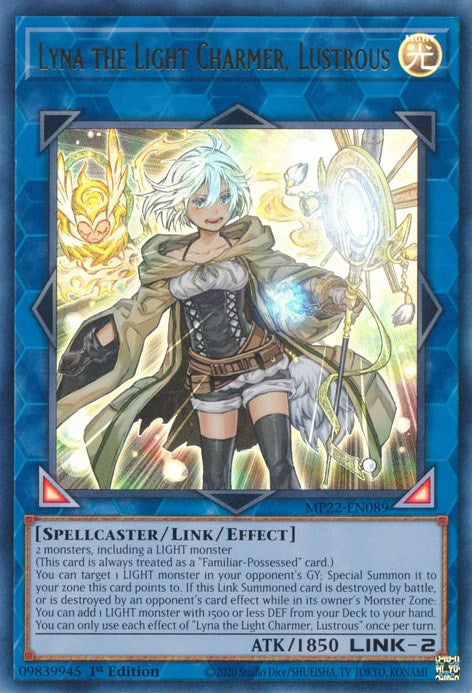 Lyna the Light Charmer, Lustrous [MP22-EN089] Ultra Rare | Game Master's Emporium (The New GME)