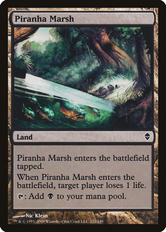 Piranha Marsh [Zendikar] | Game Master's Emporium (The New GME)