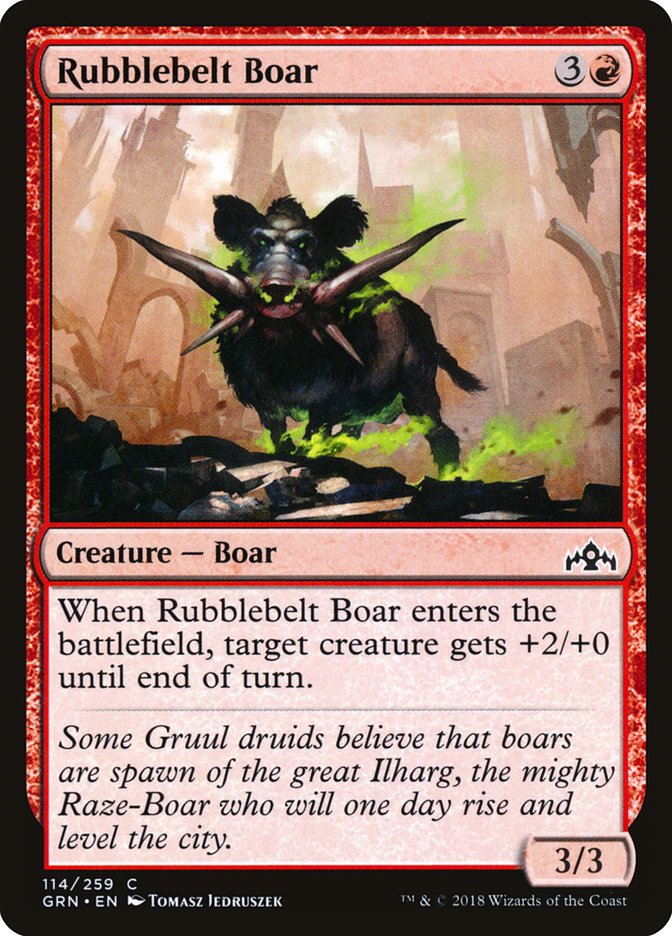 Rubblebelt Boar [Guilds of Ravnica] | Game Master's Emporium (The New GME)