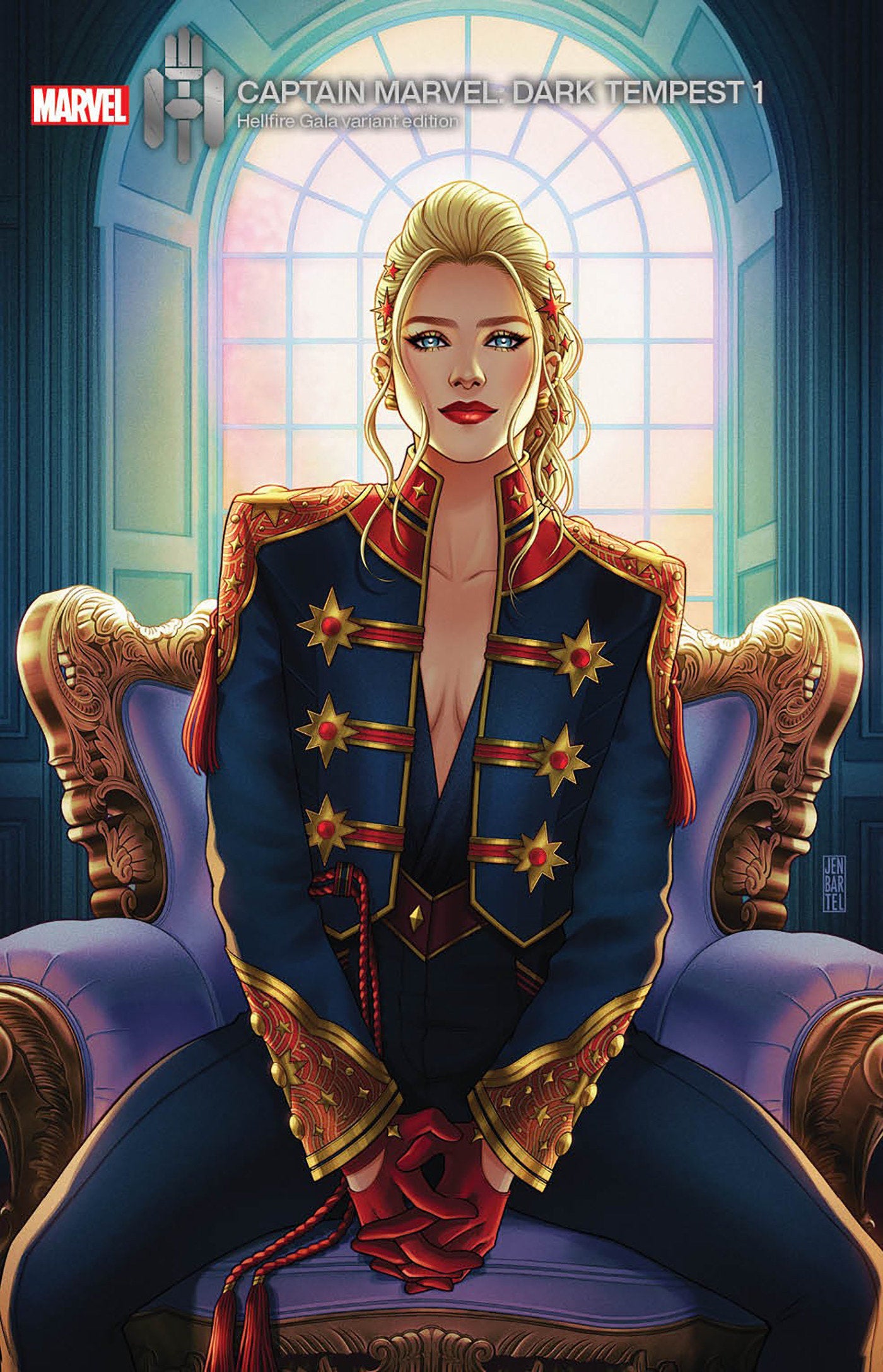 Captain Marvel: Dark Tempest 1 Jen Bartel Hellfire Gala Variant | Game Master's Emporium (The New GME)