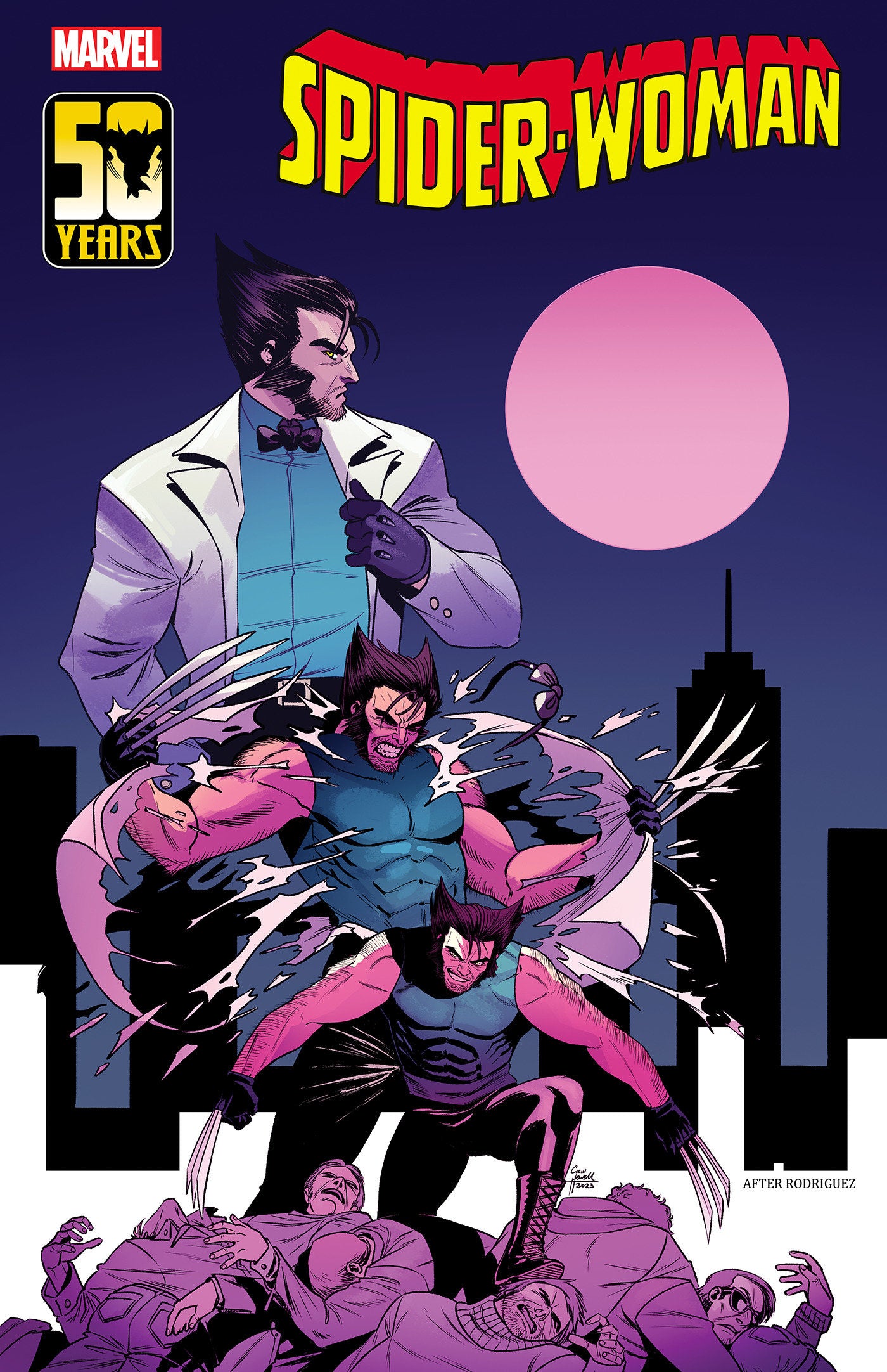 Spider-Woman 3 Corin Howell Wolverine Wolverine Wolverine Variant [Gw] | Game Master's Emporium (The New GME)