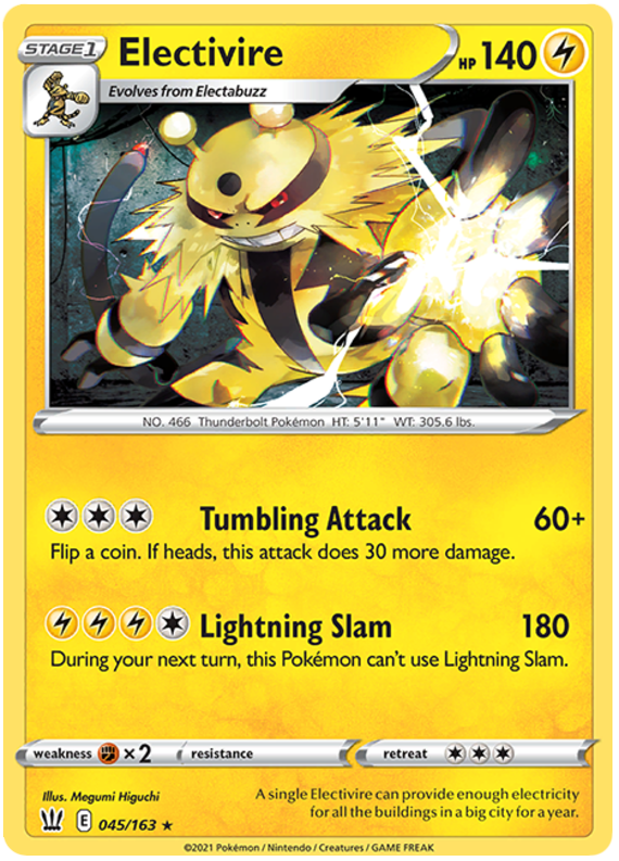 Electivire (045/163) [Sword & Shield: Battle Styles] | Game Master's Emporium (The New GME)