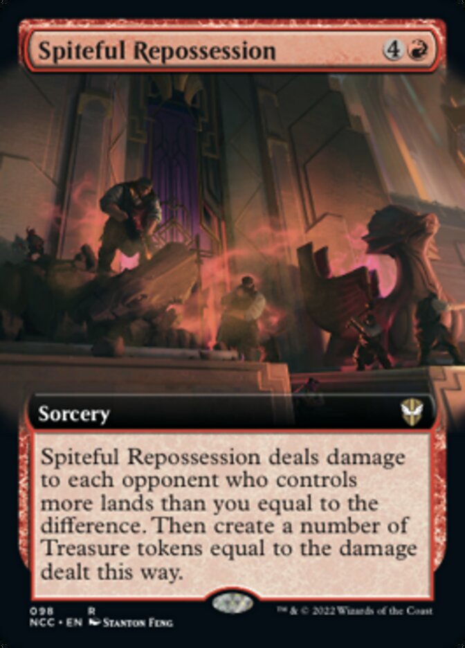 Spiteful Repossession (Extended Art) [Streets of New Capenna Commander] | Game Master's Emporium (The New GME)