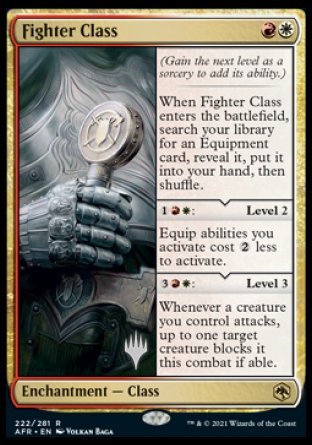 Fighter Class (Promo Pack) [Dungeons & Dragons: Adventures in the Forgotten Realms Promos] | Game Master's Emporium (The New GME)