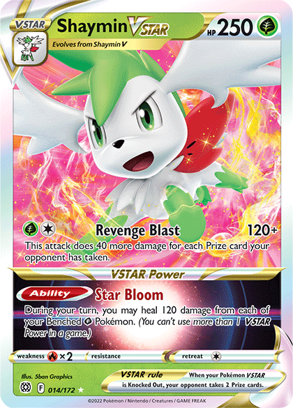 Shaymin VSTAR (014/172) [Sword & Shield: Brilliant Stars] | Game Master's Emporium (The New GME)