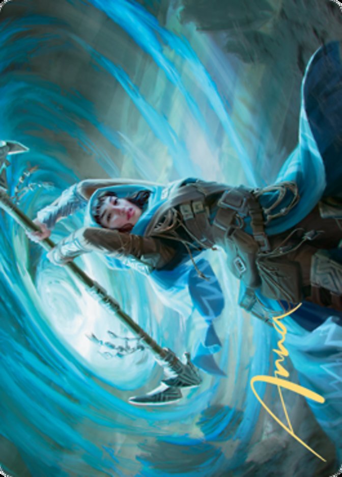 Sea Gate Stormcaller Art Card (Gold-Stamped Signature) [Zendikar Rising Art Series] | Game Master's Emporium (The New GME)