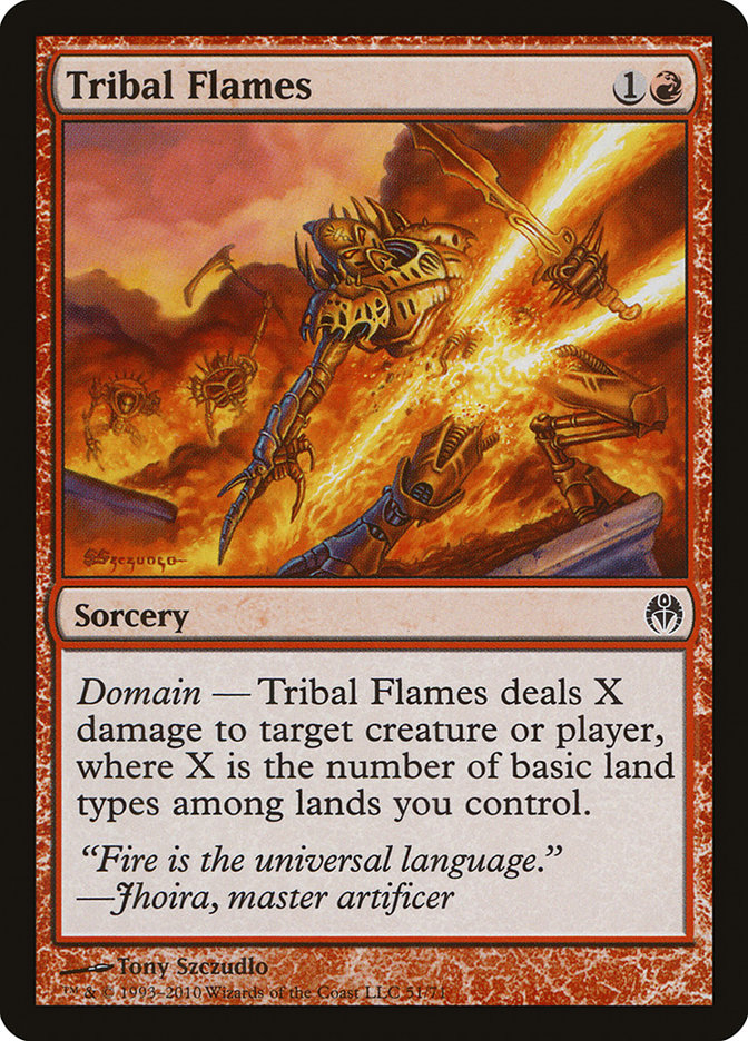 Tribal Flames [Duel Decks: Phyrexia vs. the Coalition] | Game Master's Emporium (The New GME)