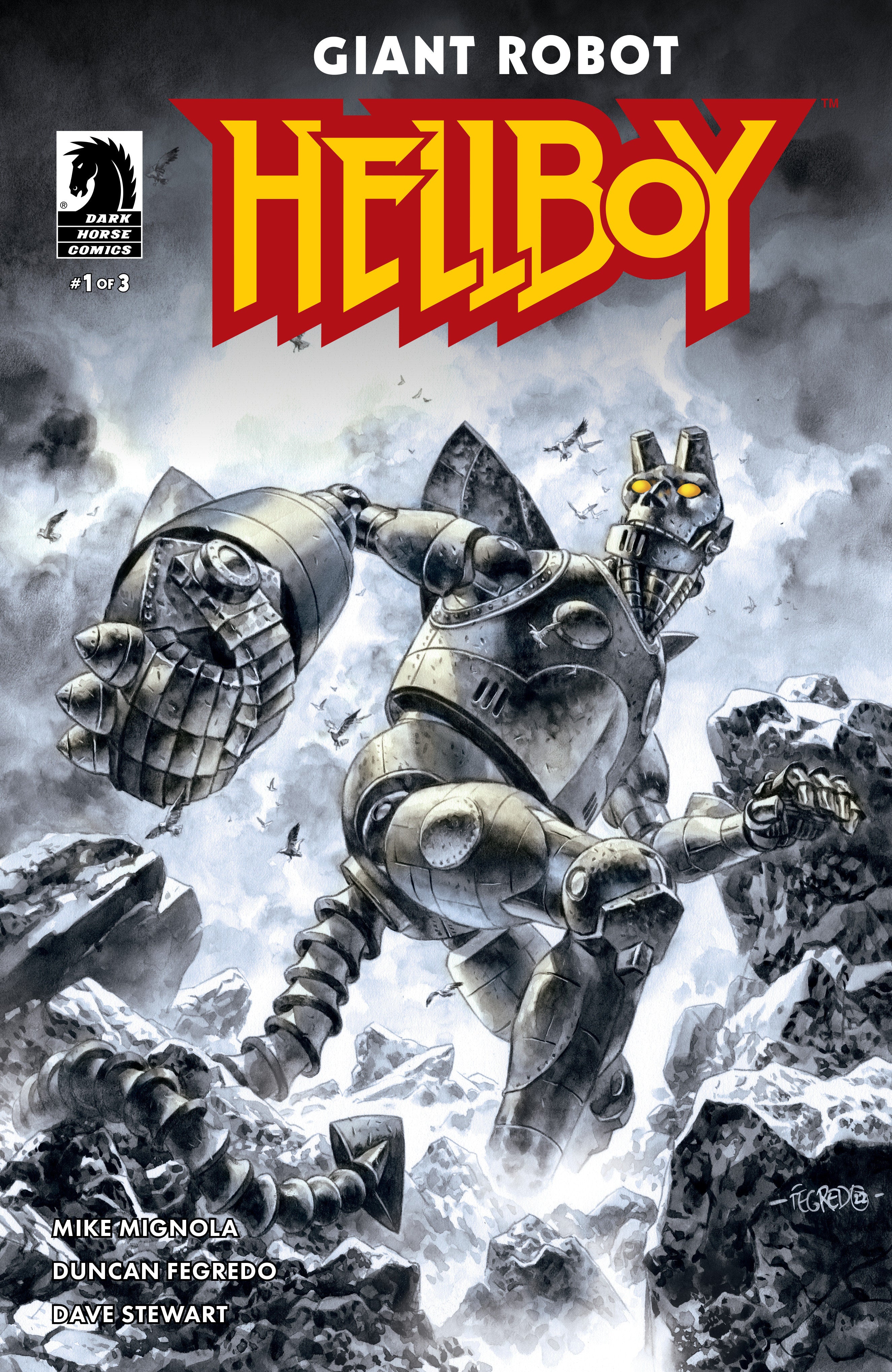 Giant Robot Hellboy #1 (Cover A) (Duncan Fegredo) | Game Master's Emporium (The New GME)