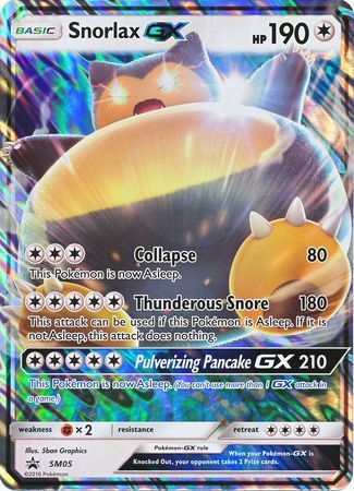 Snorlax GX (SM05) (Jumbo Card) [Sun & Moon: Black Star Promos] | Game Master's Emporium (The New GME)