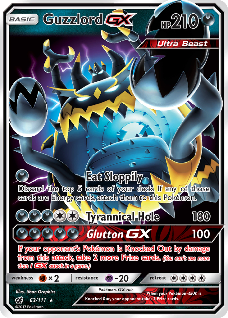 Guzzlord GX (63/111) [Sun & Moon: Crimson Invasion] | Game Master's Emporium (The New GME)