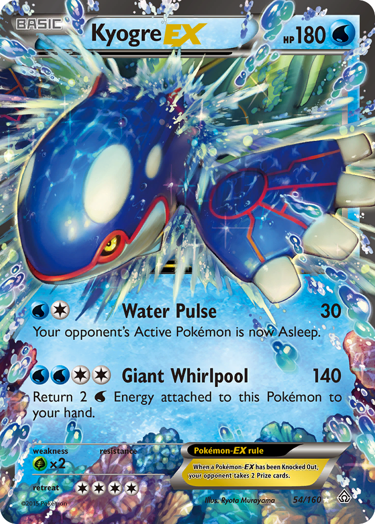 Kyogre EX (54/160) [XY: Primal Clash] | Game Master's Emporium (The New GME)