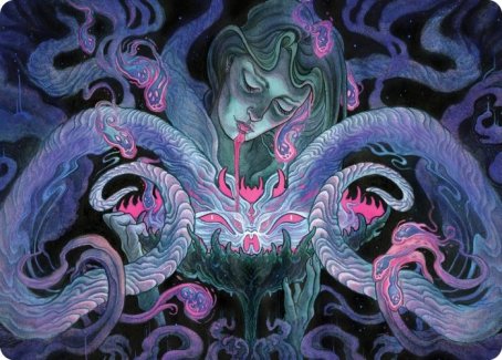 Demonic Bargain Art Card [Innistrad: Crimson Vow Art Series] | Game Master's Emporium (The New GME)