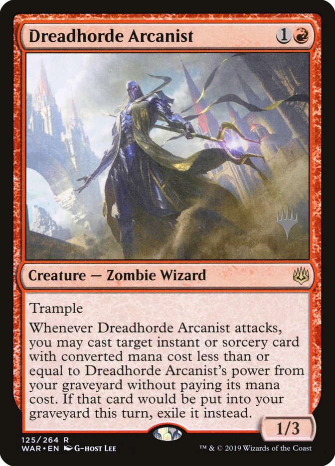 Dreadhorde Arcanist (Promo Pack) [War of the Spark Promos] | Game Master's Emporium (The New GME)