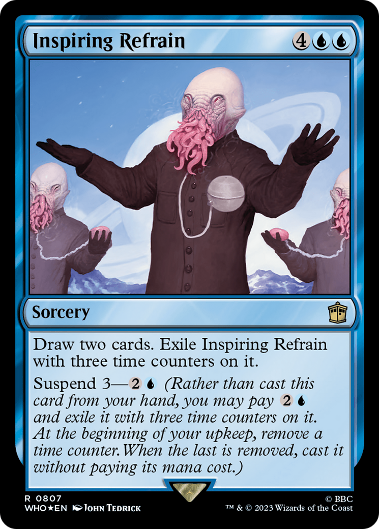 Inspiring Refrain (Surge Foil) [Doctor Who] | Game Master's Emporium (The New GME)