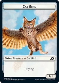 Cat Bird // Human Soldier (004) Double-Sided Token [Ikoria: Lair of Behemoths Tokens] | Game Master's Emporium (The New GME)