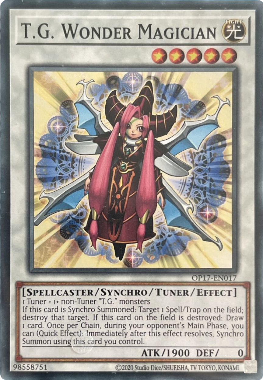T.G. Wonder Magician [OP17-EN017] Common | Game Master's Emporium (The New GME)