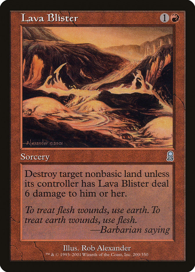 Lava Blister [Odyssey] | Game Master's Emporium (The New GME)