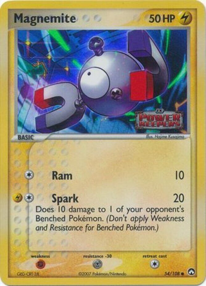 Magnemite (54/108) (Stamped) [EX: Power Keepers] | Game Master's Emporium (The New GME)