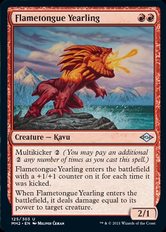 Flametongue Yearling [Modern Horizons 2] | Game Master's Emporium (The New GME)