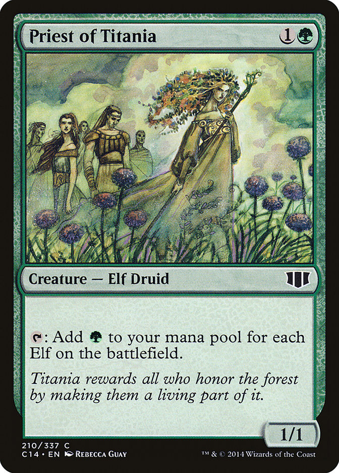 Priest of Titania [Commander 2014] | Game Master's Emporium (The New GME)