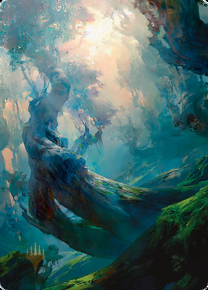 Forest 3 Art Card (Gold-Stamped Signature) [Zendikar Rising Art Series] | Game Master's Emporium (The New GME)