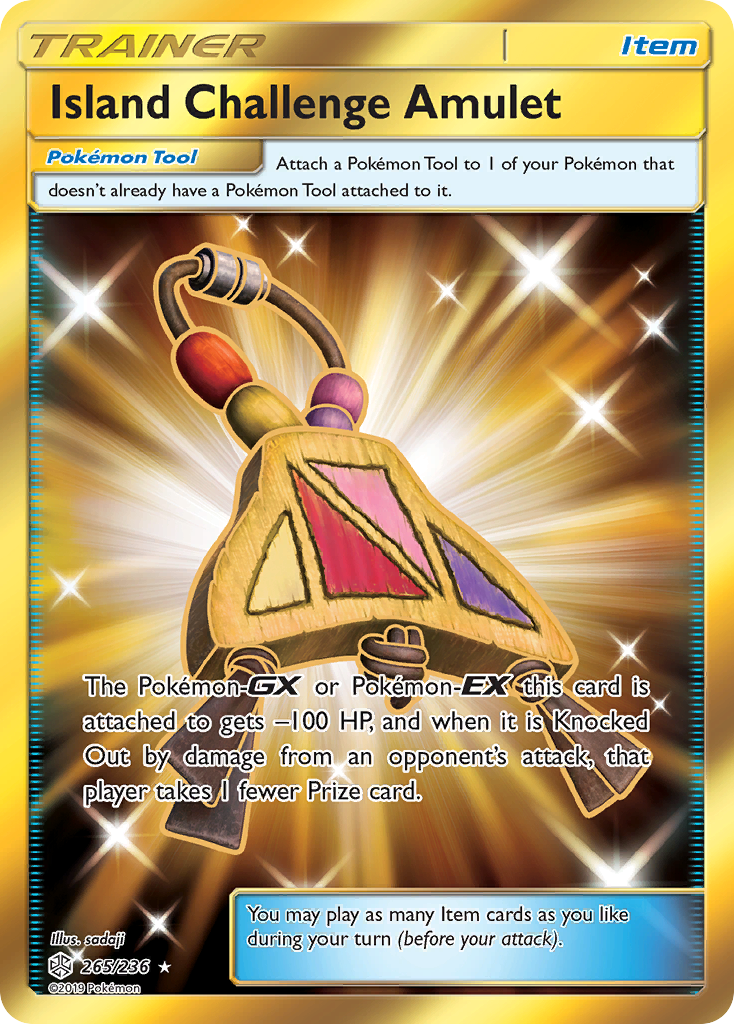Island Challenge Amulet (265/236) [Sun & Moon: Cosmic Eclipse] | Game Master's Emporium (The New GME)