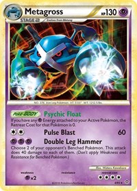 Metagross (4/95) (Cracked Ice Holo) (Theme Deck Exclusive) [HeartGold & SoulSilver: Unleashed] | Game Master's Emporium (The New GME)