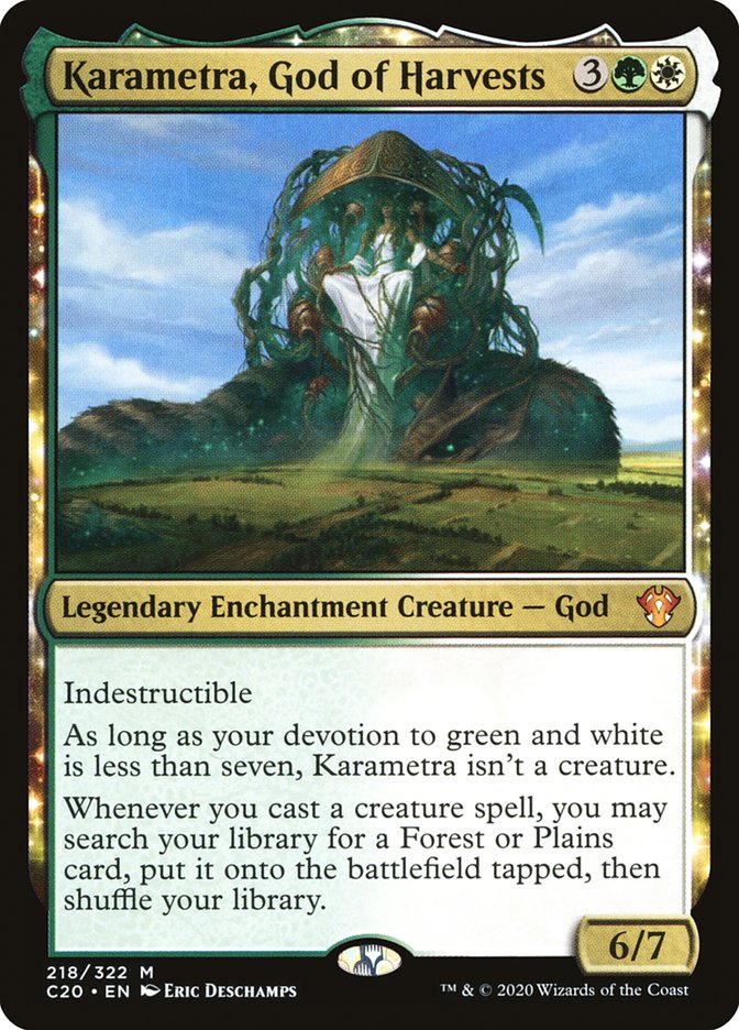 Karametra, God of Harvests [Commander 2020] | Game Master's Emporium (The New GME)