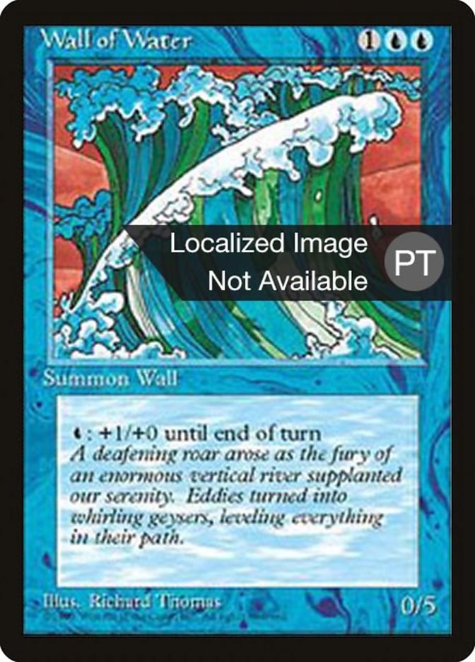Wall of Water [Fourth Edition (Foreign Black Border)] | Game Master's Emporium (The New GME)