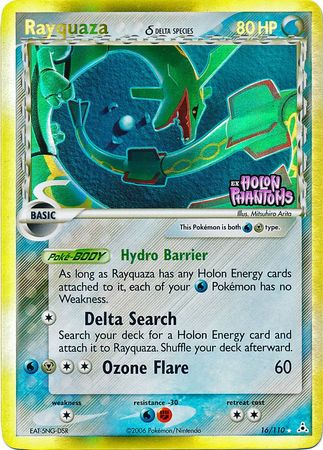 Rayquaza (16/110) (Delta Species) (Stamped) [EX: Holon Phantoms] | Game Master's Emporium (The New GME)