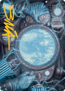 Recalibrate Art Card (Gold-Stamped Signature) [Modern Horizons 2 Art Series] | Game Master's Emporium (The New GME)