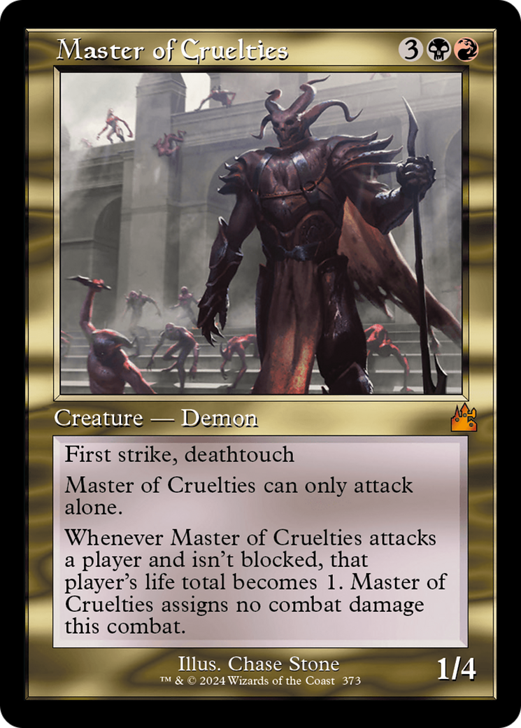 Master of Cruelties (Retro Frame) [Ravnica Remastered] | Game Master's Emporium (The New GME)