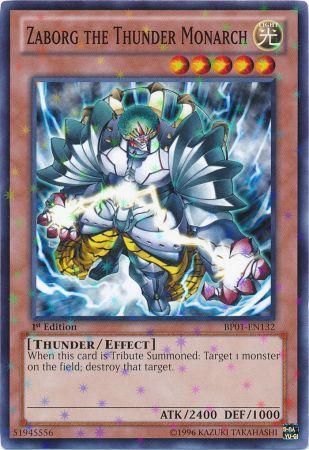 Zaborg the Thunder Monarch [BP01-EN132] Starfoil Rare | Game Master's Emporium (The New GME)