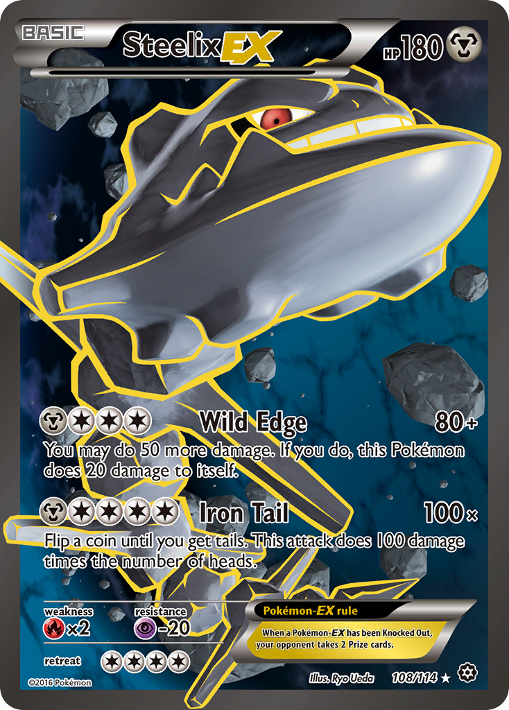 Steelix EX (108/114) [XY: Steam Siege] | Game Master's Emporium (The New GME)