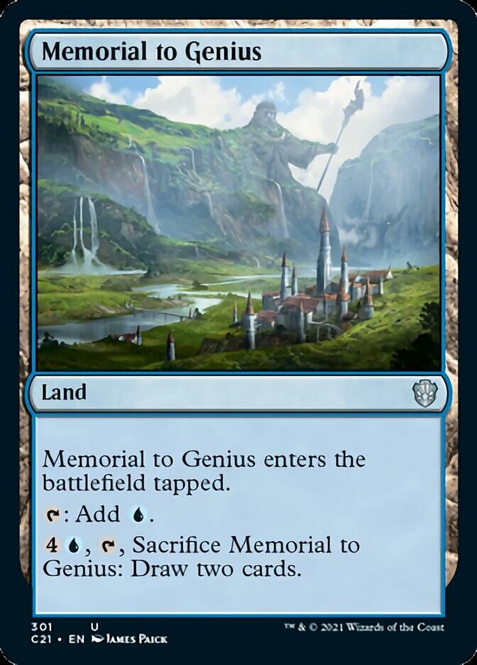Memorial to Genius [Commander 2021] | Game Master's Emporium (The New GME)