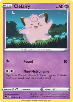 Clefairy (063/185) [Sword & Shield: Vivid Voltage] | Game Master's Emporium (The New GME)