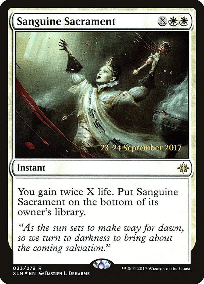 Sanguine Sacrament [Ixalan Prerelease Promos] | Game Master's Emporium (The New GME)