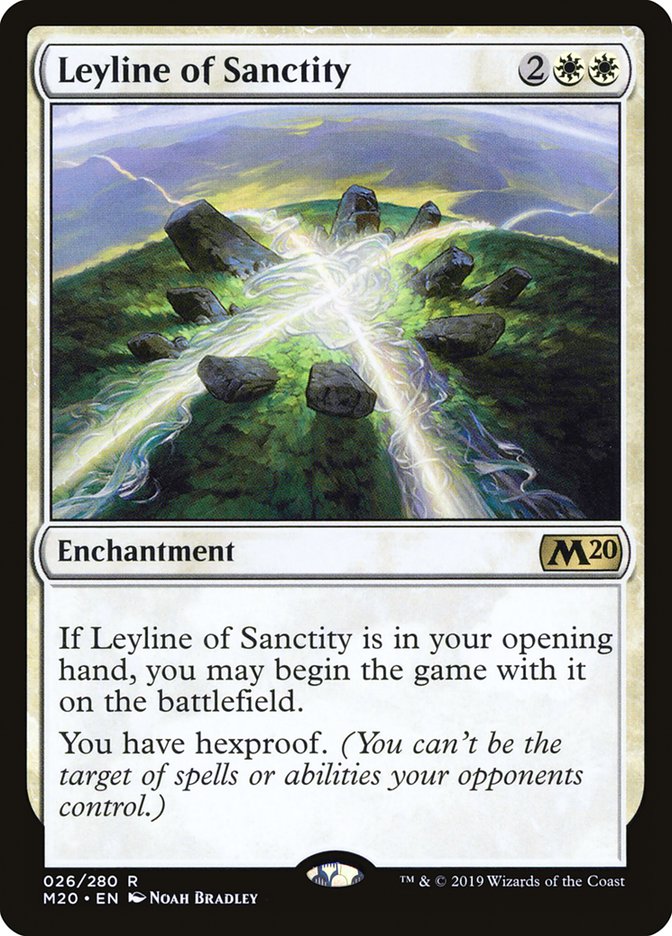Leyline of Sanctity [Core Set 2020] | Game Master's Emporium (The New GME)