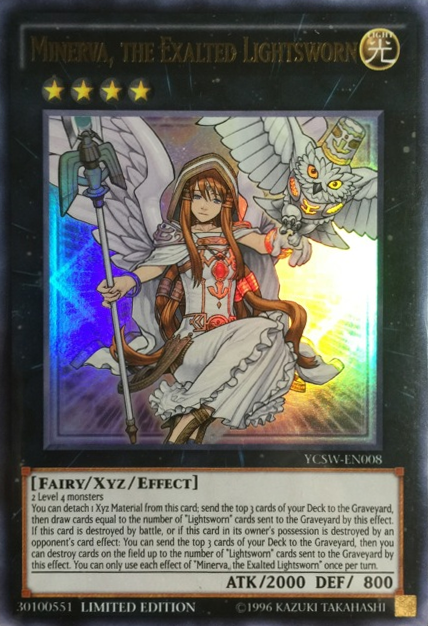 Minerva, the Exalted Lightsworn [YCSW-EN008] Ultra Rare | Game Master's Emporium (The New GME)