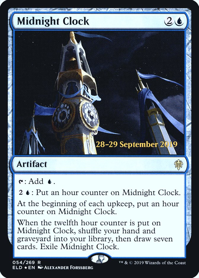 Midnight Clock [Throne of Eldraine Prerelease Promos] | Game Master's Emporium (The New GME)