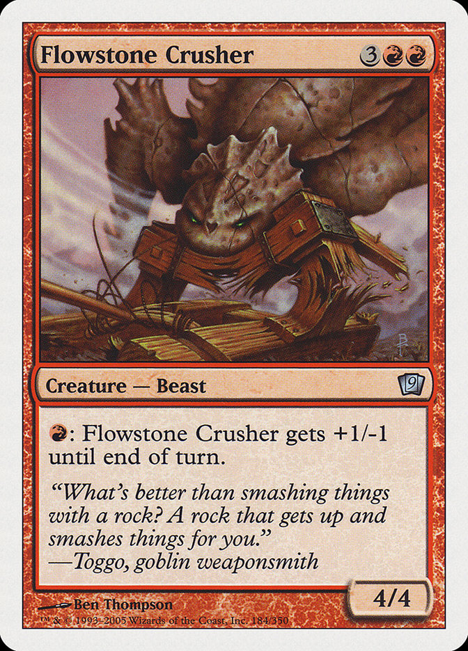 Flowstone Crusher [Ninth Edition] | Game Master's Emporium (The New GME)