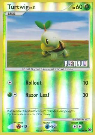 Turtwig (77/100) [Burger King Promos: 2009 Collection] | Game Master's Emporium (The New GME)