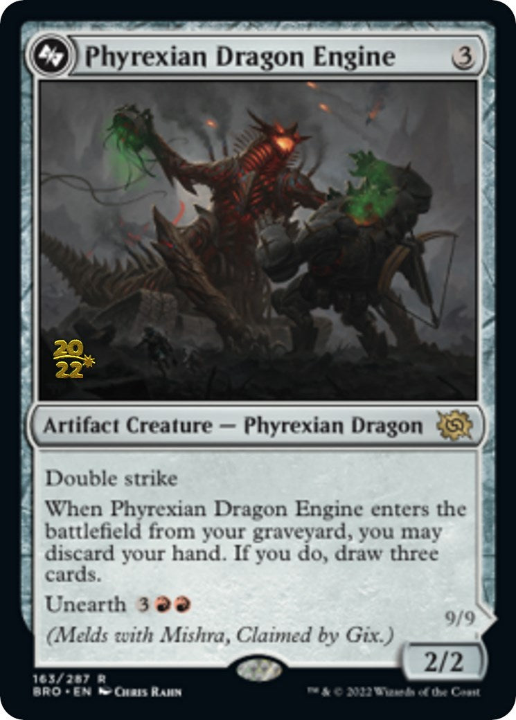 Phyrexian Dragon Engine [The Brothers' War Prerelease Promos] | Game Master's Emporium (The New GME)