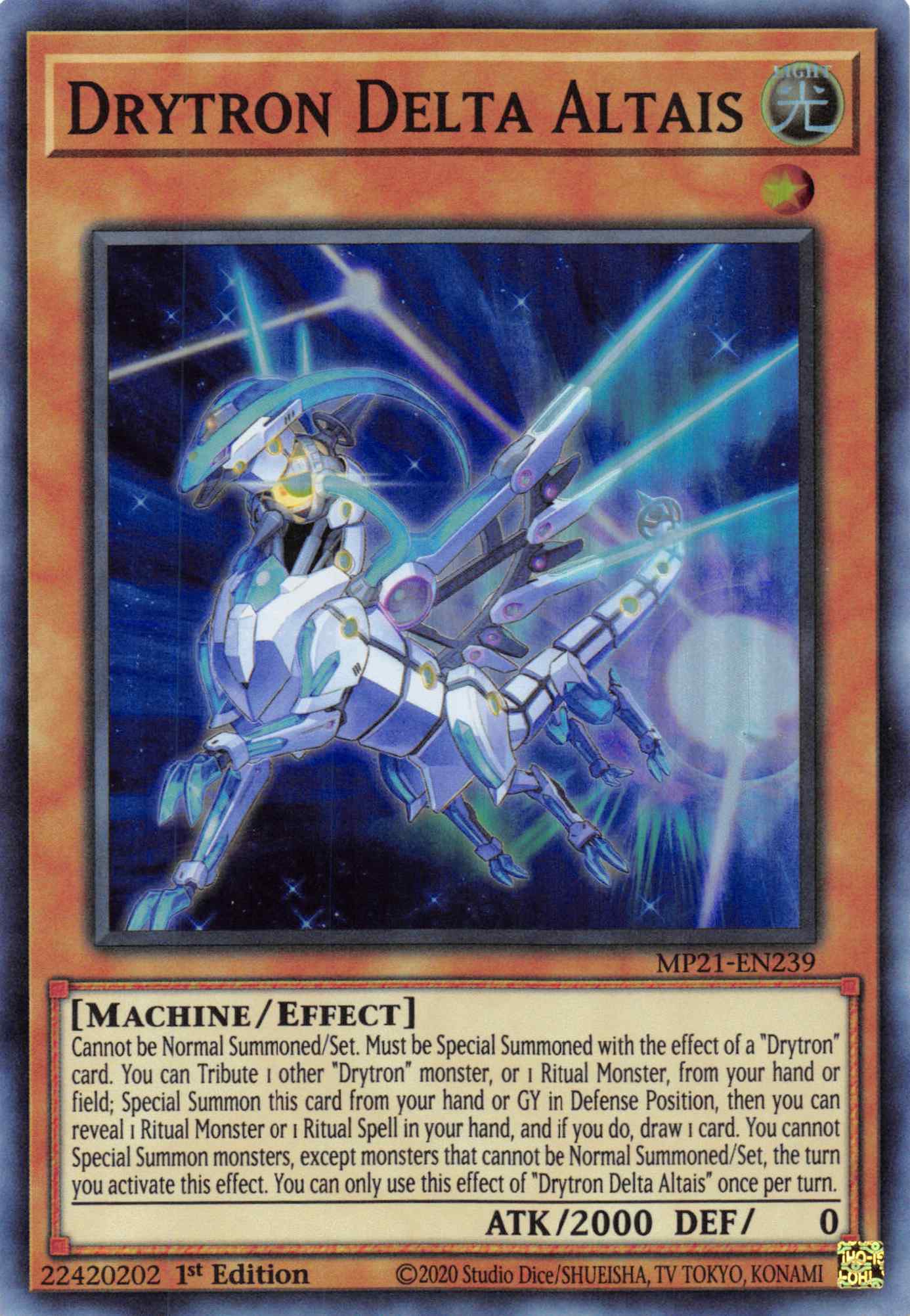 Drytron Delta Altais [MP21-EN239] Super Rare | Game Master's Emporium (The New GME)