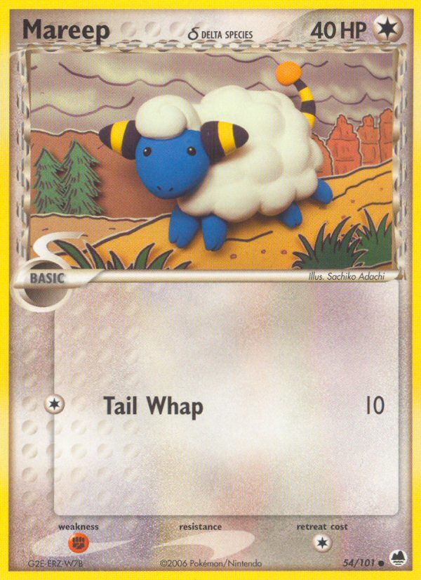 Mareep (54/101) (Delta Species) [EX: Dragon Frontiers] | Game Master's Emporium (The New GME)