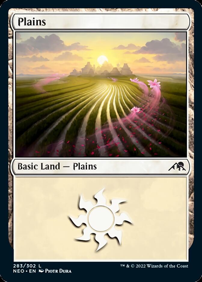 Plains (283) [Kamigawa: Neon Dynasty] | Game Master's Emporium (The New GME)