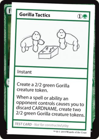 Gorilla Tactics (2021 Edition) [Mystery Booster Playtest Cards] | Game Master's Emporium (The New GME)