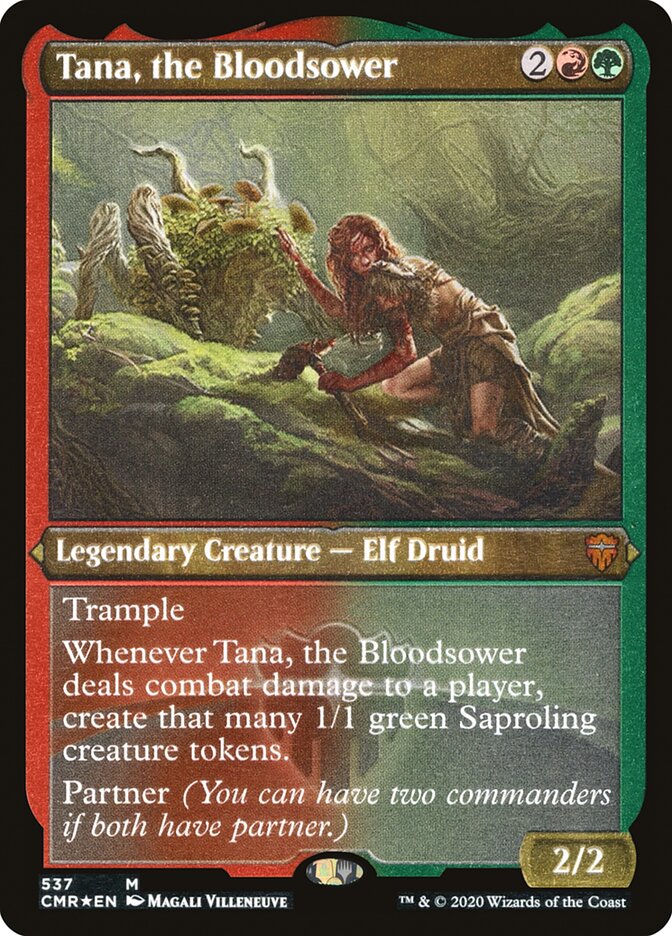 Tana, the Bloodsower (Etched) [Commander Legends] | Game Master's Emporium (The New GME)