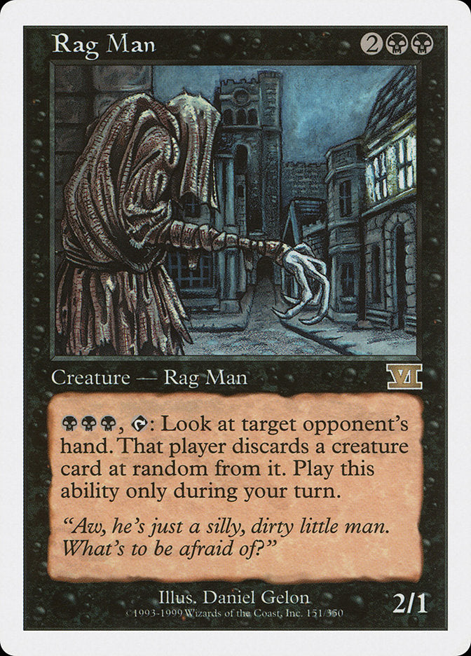 Rag Man [Classic Sixth Edition] | Game Master's Emporium (The New GME)