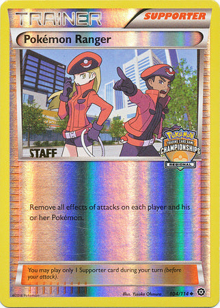 Pokemon Ranger (104/114) (Regional Championship Promo Staff) [XY: Steam Siege] | Game Master's Emporium (The New GME)